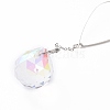 AB Color Plated Crystal Bullet Big Pendant Decorations HJEW-G019-03G-5