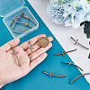 12Pcs Alloy Rhinestone Links/Connectors RB-PH0001-67-3