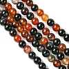 Natural Agate Beads Strands G-G515-4mm-04-1