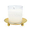 Iron Plate Candle Holder AJEW-PH0017-71-5