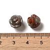 Natural African Bloodstone Carved Flower Beads G-O156-B-28-3
