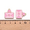 Valentine's Day Theme Alloy Enamel Pendants ENAM-T020-50J-02-3