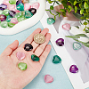 Olycraft 20pcs 4 style Natural Gemstone & Cat Eye Home Display Decorations DJEW-OC0001-36-3