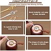 Unicraftale 3Pcs 3 Colors Stainless Steel Sealing Wax Mixing Stirrers STAS-UN0040-10-4