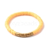 Handmade Polymer Clay Heishi Beads Stackable Stretch Bracelets Set for Women BJEW-JB07451-6