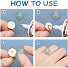 18Pcs 6 Style 304 Stainless Steel Adjustable Finger Rings Components STAS-UN0032-77-5