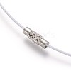 Steel Wire Necklace Cord TWIR-SW005-W-3