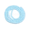 Electroplate Glass Beads Strands EGLA-A044-P1mm-A06-3