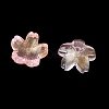 Dyed & Heated Glass Bead Caps GLAA-Z019-03-3