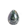 Natural Kambaba Jasper Egg Shape Figurines PW-WG52D44-01-1