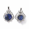 Natural Lapis Lazuli Dyed Pendants G-P496-05P-15-2