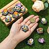 12Pcs 6 Styles Silicone Beads SIL-CJ0003-12-4