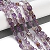 Natural Purple Lodolite Quartz Beads Strands G-P497-01C-32-2