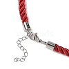 5MM Nylon Twisted Cord Necklace Making FIND-G096-01P-24-2