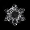 Flower Natural Quartz Crystal Candle Holder Molds AJEW-H154-02A-3