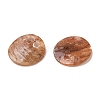 Spray Painted Natural Akoya Shell Charms SHEL-F007-15A-01-3