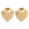 Ion Plating(IP) 304 Stainless Steel Stud Earrings EJEW-A118-06G-04-4