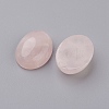 Natural Rose Quartz Flat Back Cabochons G-G741-13x18mm-21-2