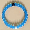 Yin-yang Style Silicone Round Beaded Bracelets for Women Men FS-WG639CC-10-1