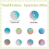 SUNNYCLUE 160Pcs 8 Colors Imitation Pearl Acrylic Beads OACR-SC0001-15-2