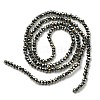 Electroplate Glass Beads Strands EGLA-F149-FP-12-2