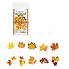Autumn Leaf PET Sticker Labels PW-WG14025-01-1
