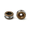 Brass Rhinestone Spacer Beads RB-A014-Z4mm-01AB-NF-2