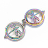 Plated Alloy Locket Pendants PALLOY-S114-04-2