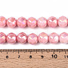 Anti-Tarnish Electroplate Glass Beads Strands GLAA-N010-10mm-04-3