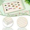 7-Slot Rectangle Velvet Wedding Ring Storage Display Trays AJEW-WH0471-129B-5