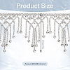 Craftdady 1 Yard Alloy Rhinestone Cup Chains LCHA-CD0001-01-3