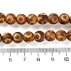 Dyed & Heated Tibetan Style dZi Beads Strands G-P564-A01-01B-5