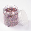 Color Plated DIY 3D Nail Art Decoration Mini Round Glass Beads MRMJ-X0023-B-2