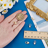 6Pcs 2 Colors Brass Lobster Claw Clasps KK-FG0001-29-3