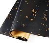 20 Sheets Plastic Gold Foil Flower Bouquets Wrapping Packaging DIY-TAC0025-13B-14