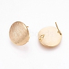 Brass Ear Stud Findings X-KK-S336-16G-2