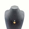 Natural Picture Jasper Apple Pendant Necklaces CC1324-3-1