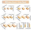 WADORN 25 Sets 5 Style Alloy Decorative Clasps for Bag Belt FIND-WR0006-07-2