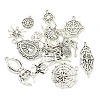 13Pcs Hallowmas Theme Tibetan Style Alloy Pendants FIND-U010-15-1