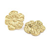 304 Stainless Steel Flower Theme Stud Earrings For Women EJEW-B110-04G-03-2