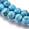 Synthetic Turquoise Beads Strands X-Z0NDC012-1-3