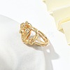 Virgin Mary Theme Finger Rings RJEW-G337-36G-02-3