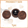 Wooden Rings Storage Gift Boxes CON-WH0109-003-2