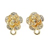 Alloy Stud Earring Findings LS-PALLOY-I224-05G-1