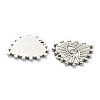 304 Stainless Steel Pendant Cabochon Settings for Enamel LS-STAS-P279-38P-2