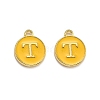 Golden Plated Alloy Enamel Charms LS-ENAM-Q437-13T-1