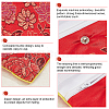 AHADERMAKER 4Pcs 4 Style Embroidery Damask Cloth Pouches ABAG-GA0001-13-4