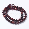 Imitation Burmese Rosewood Beads Strands WOOD-J001-03-10mm-1-2