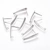 304 Stainless Steel Ear Stud Components STAS-F222-036-1