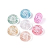 Transparent Acrylic European Beads TACR-Q013-09-2